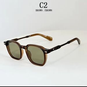 Brown Square Sunglasses